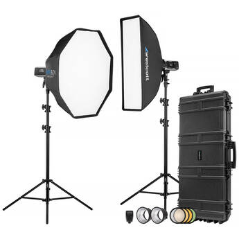 Westcott FJ400 II 400Ws Touchscreen Strobe with FJ-X3 M Multi-Brand Trigger (2-Light Hard Case Kit)
