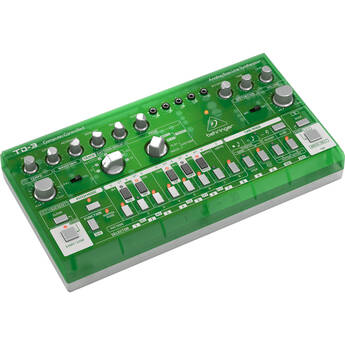 Behringer TD-3-LM Analog Bass Line Synthesizer with 16-Step Sequencer (Lime)
