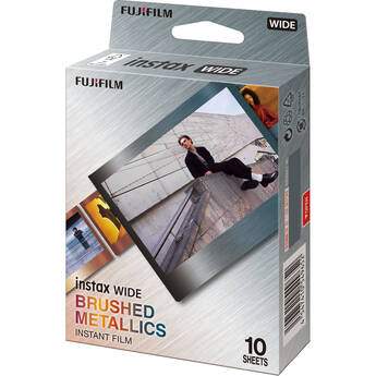 FUJIFILM instax WIDE Brushed Metallics Instant Film (10 Exposures)
