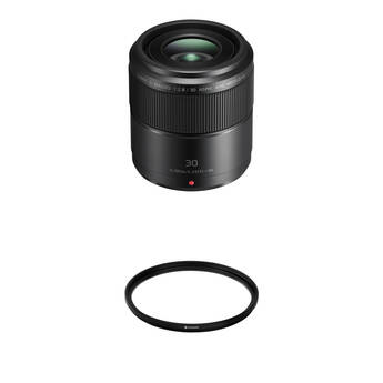Panasonic LUMIX G Macro 30mm f/2.8 ASPH. MEGA O.I.S. Lens with UV Filter
