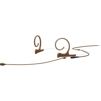 DPA Microphones 4266 CORE+ Omnidirectional Flex Headset Microphone with 110mm Boom and 3-Pin LEMO Adapter (Brown)