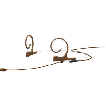 DPA Microphones 4266 CORE+ Omnidirectional Flex Headset Microphone with 90mm Boom and 3-Pin LEMO Adapter (Brown)