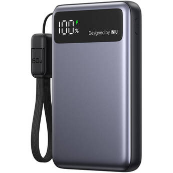 INIU Pocket Pro Slim Power Bank with LED Display (10,000mAh)