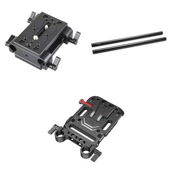 SmallRig 15mm Tripod Mounting Kit with Compact V-Lock Plate and Rods