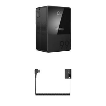 SmallRig VB99 Mini V-Mount Battery Kit with Canon LP-E6NH Dummy Battery (99Wh)