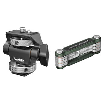 SmallRig Swivel and Tilt Adjustable Monitor Mount Kit with Multitool (Green)