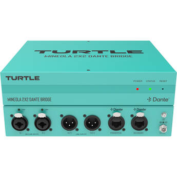 Turtle AV Mineola 2x2 Dante Audio Bridge