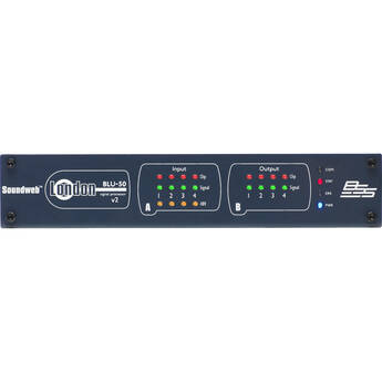 BSS Audio BLU-50v2 4x4 Signal Processor with BLU Link