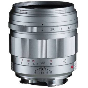 Voigtlander APO-Ultron 90mm f/2 VM Lens (Leica M, Silver)
