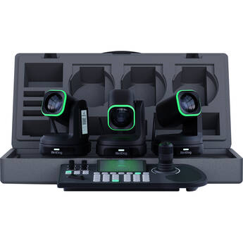 BirdDog 3 x X1 Ultra PTZ Cameras & KBD PTZ Controller Bundle (Black)