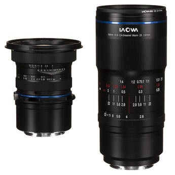 Venus Optics Laowa 15mm f/4 and 100mm f/2.8 Macro Lenses Kit for Sony E