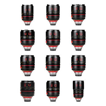 Angenieux Optimo Prime Platinum Lens Set (18, 21, 24, 28, 32, 40, 50, 60, 75, 100, 135 & 200mm)