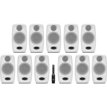IK Multimedia iLoud Micro Monitors Pro Immersive Bundle (White, 11 Speakers)