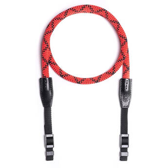 COOPH Rope Camera Strap (Duotone Red, 51.2", Webbing Attachment)