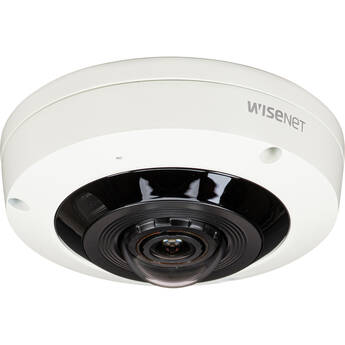 Hanwha Vision WiseNet X Series XNF-8010RVM 6MP Outdoor Network Fisheye Dome Camera with Night Vision (M12)