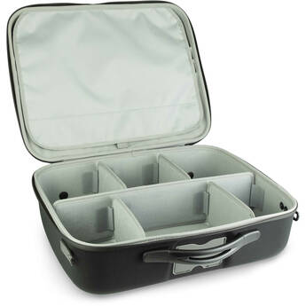 Shell-Case Hybrid 350 Lightweight Utility Case with Pouch and Dividers (Black)