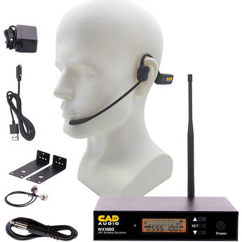 CAD WX1000HW Wireless Headworn Microphone System (550 to 590 MHz)