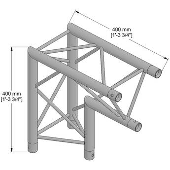 Milos M222 Trio 2-Way 90 Degree Corner - Apex In