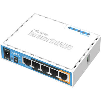 MikroTik hAP ac lite AC750 Wireless Dual-Band 100Mb PoE Compliant Router