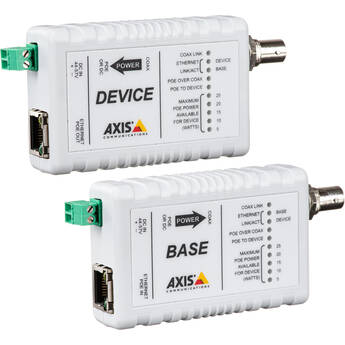 Axis Communications T8640 PoE+ over Coax Adapter Kit