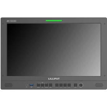 Lilliput 15.6" 12G-SDI/HDMI Broadcast Studio Monitor with Carry Case (Gold Mount)