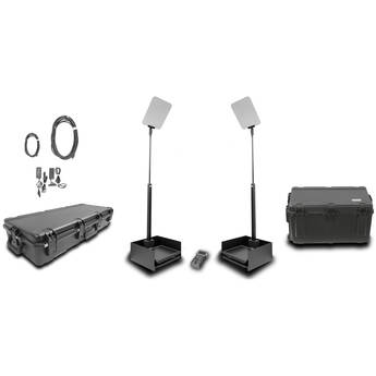 Prompter People ProLine StagePro 15" HighBright AutoStepper V2 Presidential Teleprompters (Pair)