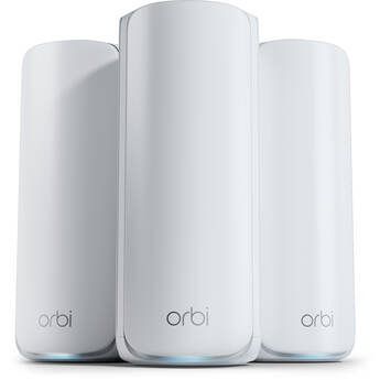 NETGEAR Orbi 770 BE11000 Wireless Tri-Band 3-Piece Mesh Wi-Fi System (White)