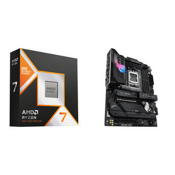 AMD Ryzen 7 9800X3D Eight-Core Processor & ROG STRIX X870E-E GAMING WIFI Motherboard Kit