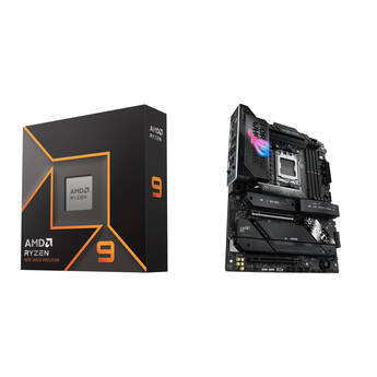 AMD Ryzen 9 9950X 4.3 GHz 16-Core AM5 Processor Kit with ASUS ROG STRIX X870E-E GAMING WIFI AM5 ATX Motherboard