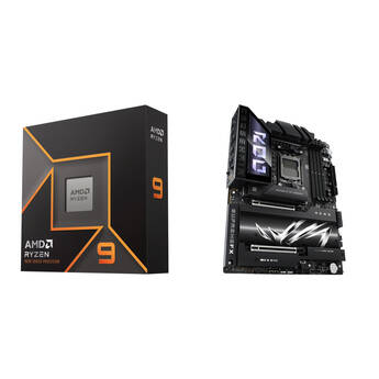 AMD Ryzen 9 9950X 4.3 GHz 16-Core AM5 Processor Kit with ASUS ROG Crosshair X870E Hero AM5 ATX Motherboard