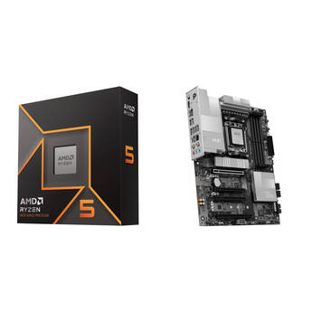 AMD Ryzen 5 9600X 3.9 GHz 6-Core AM5 Processor Kit with MSI PRO X870-P WIFI AM5 ATX Motherboard