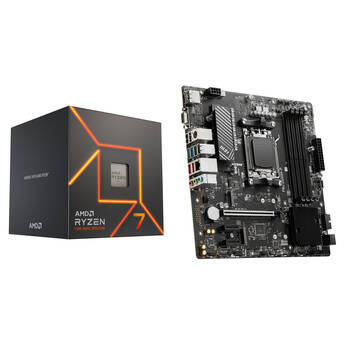 AMD PRO B650M-P Micro-ATX Motherboard & AMD Ryzen 7 7700 3.8 GHz