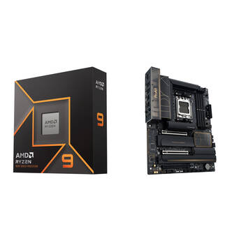 AMD Ryzen 9 9950X 4.3 GHz 16-Core AM5 Processor Kit with ASUS ProArt X870E-Creator WiFi AM5 ATX Motherboard
