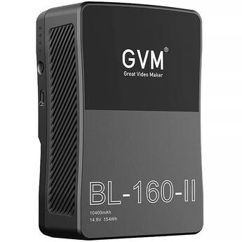 GVM BL160-II V-Mount Battery with D-Tap and USB Outputs (10,400mAh)