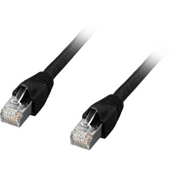 Comprehensive Cat 6a Shielded Patch Cable (Black, 100')