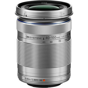 OM SYSTEM M.Zuiko Digital ED 40-150mm f/4-5.6 R Lens (Silver)