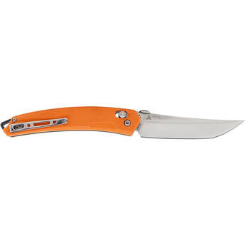 SRM 9211-GJ Folding Knife (Orange G10 Handle, Satin Blade)
