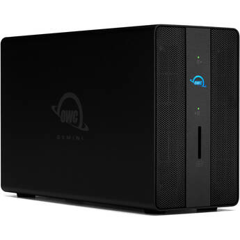 OWC Gemini 48TB 2-Bay Thunderbolt 3 Raid Array (2 x 24TB)