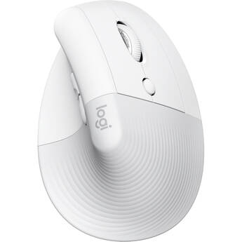Logitech Lift for Mac Vertical Ergonomic Wireless Mouse (Off-White)
