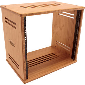 JamRacks Studio Equipment Rack (10 RU, Bamboo)