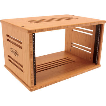 JamRacks Tabletop Studio Equipment Rack (6 RU, Bamboo)