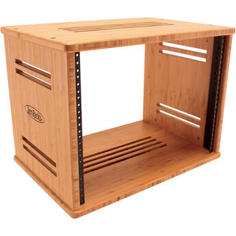 JamRacks Tabletop Studio Equipment Rack (8 RU, Bamboo)