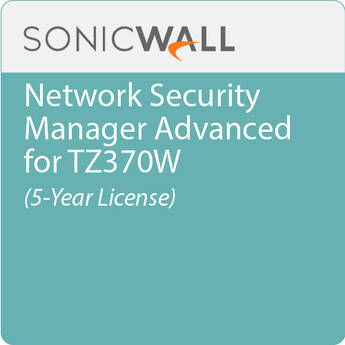 SonicWALL Network Security Manager Advanced for TZ370W (5-Year License)
