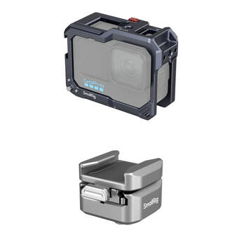 SmallRig Cage Kit with Quick Release Shoe Mount for GoPro HERO13/12/11/10/9 Black
