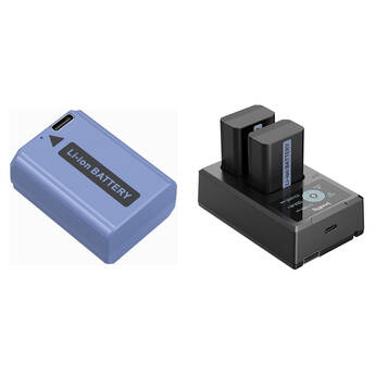 SmallRig NP-FW50 USB-C Battery and Charger Kit
