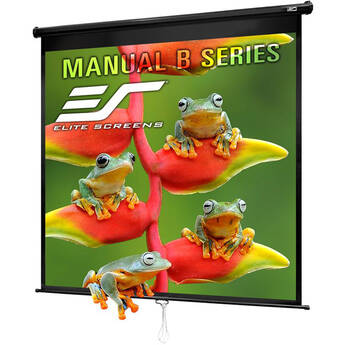 Elite Screens Manual B Projection Screen (88.6 x 88.6")