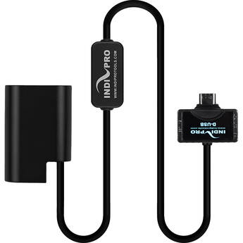 IndiPRO Tools Mini-Tap with Panasonic DMW-BLF19 Dummy Battery Cable
