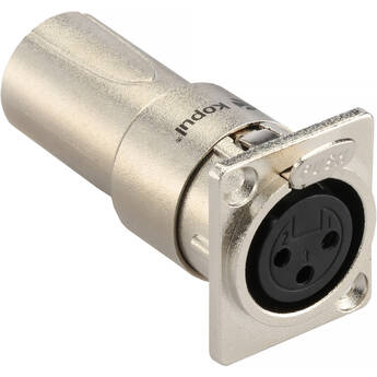 Kopul PM-AXFXM XLR Female to XLR Male Panel-Mount Feedthrough Adapter
