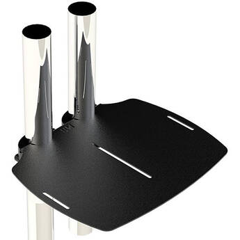 Premier Mounts Pole Mounted Shelf for Dual-Pole Carts and Stands