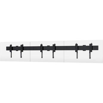 Premier Mounts SYM-3X1W 3x1 Wall-Mounted Symmetry Menu Board Video Wall Mount for up to 55 Displays